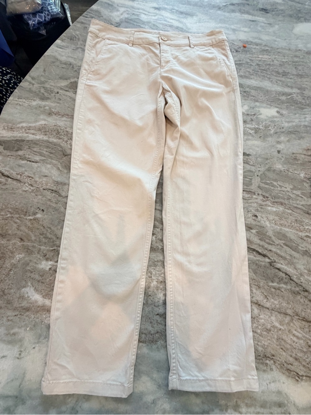 LOFT Outlet Modern Boot Chino Pants Beige Khaki Women’s 10